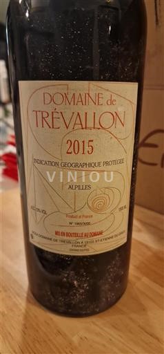 Alpit ja Rhônen maat Alpilles Domaine Trévallon 2015