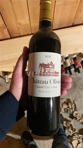 Bordeaux Pessac-Léognan Grand Cru Classé Château Olivier 2018