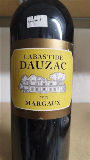 Bordéus Margaux La Bastide Dauzac 2013