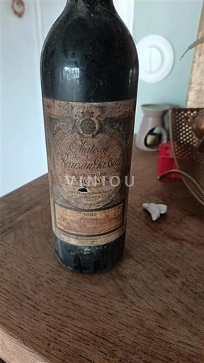 Bordeaux Margaux Grand Cru Château Rauzan Gassies 1989