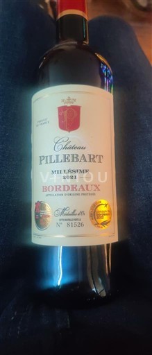 Bordeaux Château Pillebart 2021