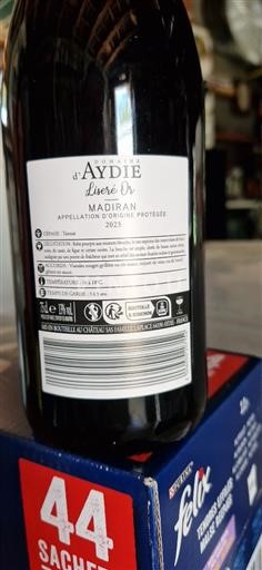 Lounais-Ranska Madiran Château Aydie Liseré Or 2023