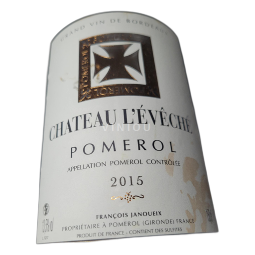Burdeos Pomerol Chateau l'Évêché 2015