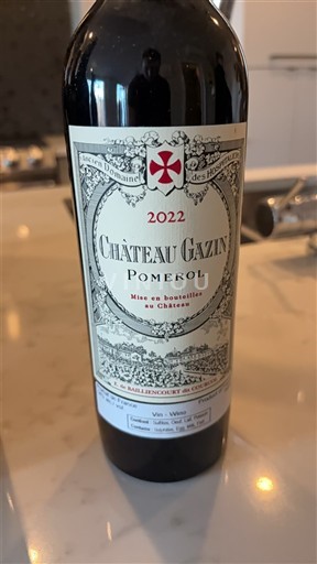 Bordeaux Pomerol Château Gazin 2022