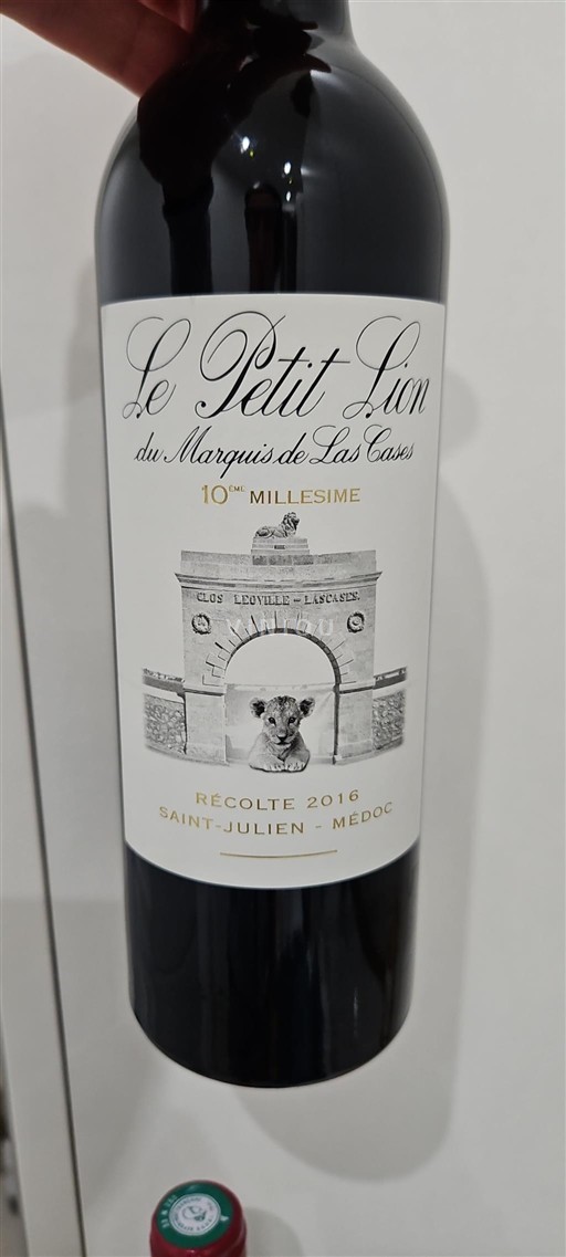 Burdeos Saint-Julien Clos Leoville Las Cases Le Petit Lion du Marquis de Las Cases 2016