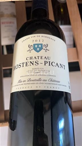 Bordeaux Ospecificerad Château Hostenspicant 2017