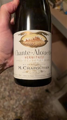 Рона Ермітаж M. Chapoutier Chante-Alouette 1999