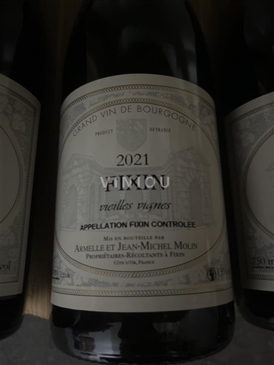 Burgundy Fixin Armelle Et Jeanmichel Molin Vieilles Vignes 2021
