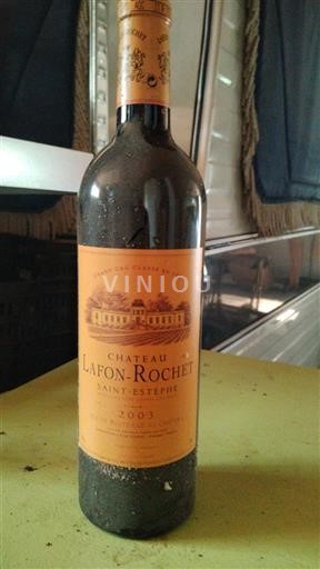 Vin Rouge sec Château LAFON-ROCHET 2003 France Bordeaux Saint-Estèphe AOC Grand Cru
