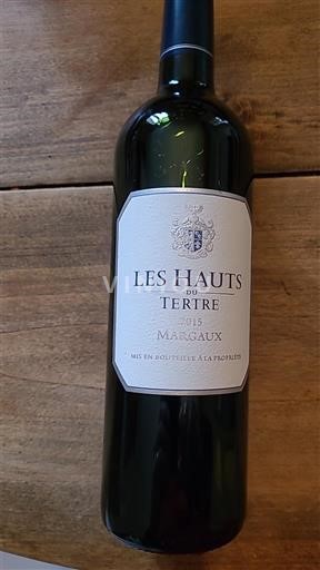 Bordeaux Margaux Les Hauts Du Tertre 2015