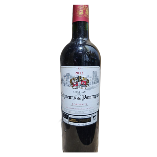 Bordeaux Château Des Seigneurs De Pommyers 2013