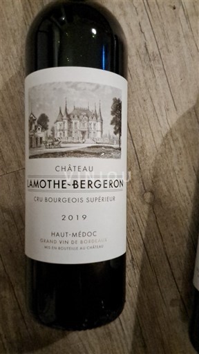 Bordeaux Haut-Médoc Château Lamothe Bergeron 2019