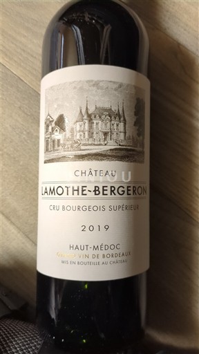 Bordeaux Haut-Médoc Château Lamothe Bergeron 2019