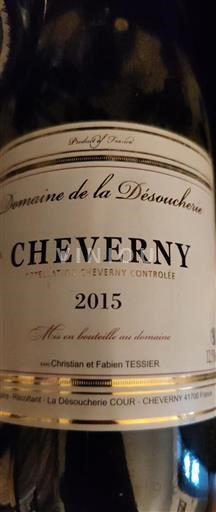Valle della Loira Cheverny Domaine La Désoucherie 2015