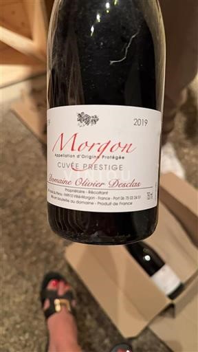 Beaujolais Morgon Domaine Olivier Desclas Prestige 2019