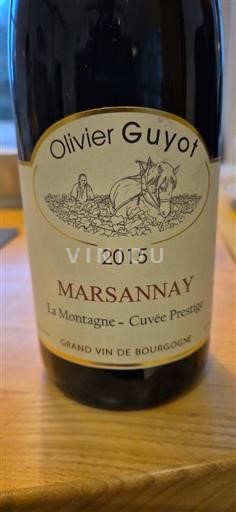 Burgund Marsannay Olivier Guyot La Montagne - Prestige 2015