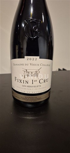 Borgonha Fixin Premier Cru Domaine Vieux College Les Hervelets 2022