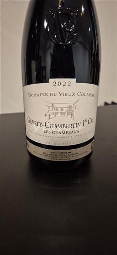 Bourgogne Gevrey-chambertin Premier Cru Domaine Vieux College Les Champeaux 2022