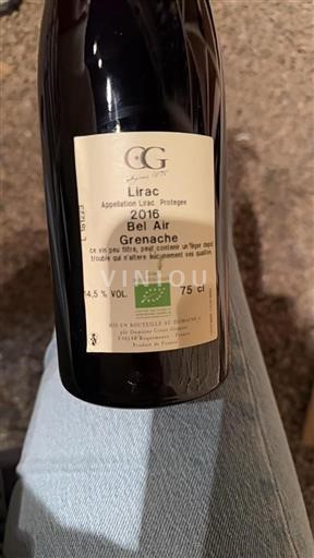 Rhône-dalen Lirac Domaine Crosa Granier Bel Air 2016