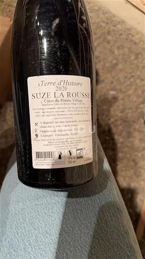 Rhônedalen Côtes-du-Rhône-Villages Terre Histoire Suze la Rousse 2020