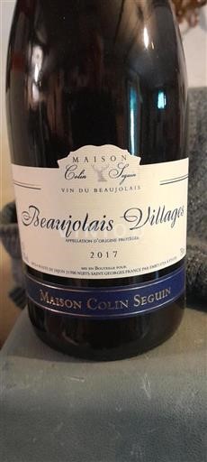 Beaujolais Beaujolais Villages Maison Colin Seguin 2017