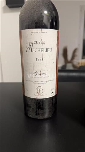 Bordeaux Graves Charles Delatour Richelieu 1994