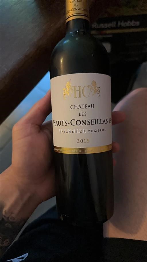 Bordeaux Lalande-de-pomerol Château Les Hauts Conseillants 2015