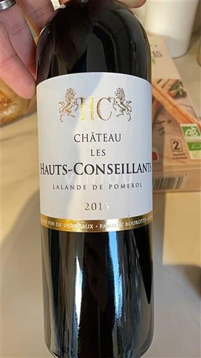 Bordeaux Lalande-de-Pomerol Château Les Hauts Conseillants 2015