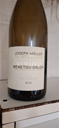 Loire-dalen Menetou-Salon Joseph Mellot Clos du Pressoir 2018