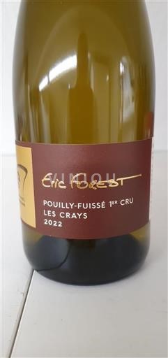 Burgund Pouilly-fuissé Premier Cru Domaine Eric Forest Les Crays 2022