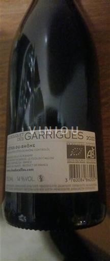 Rhônen laakso Côtes-du-rhône Le Clos Du Caillou Le Bouquet des Garrigues 2022