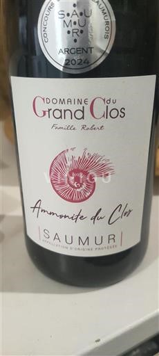 Loirevallei Saumur Domaine Grand Clos Ammonite du Clos 2022