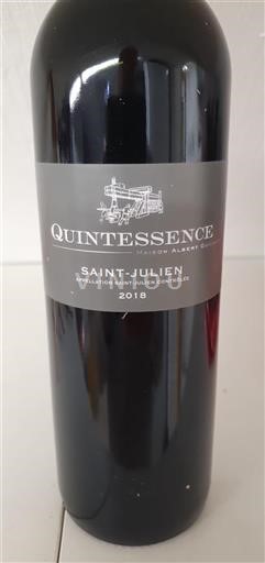 Bordeaux Saint-Julien Maison Albert Guichard Quintessence 2018