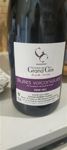 Loirevallei Niet gespecificeerd Domaine Grand Clos Bulles Volcaniques Niet-geïntegreerd