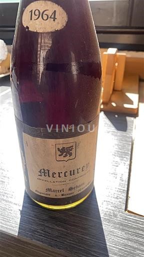 Bourgogne Mercurey Marcel Schain 1964