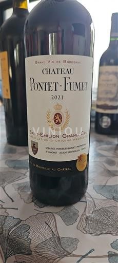Bordeaux Saint-Émilion Grand Cru Grand Cru Château Pontetfumet 2021