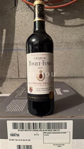 Bordeaux Saint-Émilion Grand Cru Grand Cru Château Pontetfumet 2021