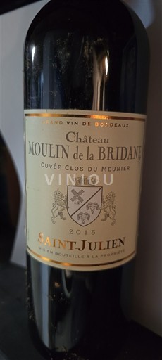 Bordeaux Saint-Julien Château Moulin De La Bridane Clos du Meunier 2015