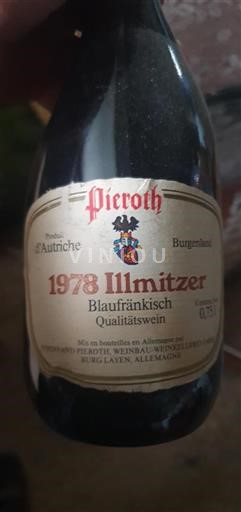 Burgenland Không được chỉ định Pieroth Illmitzer 1978