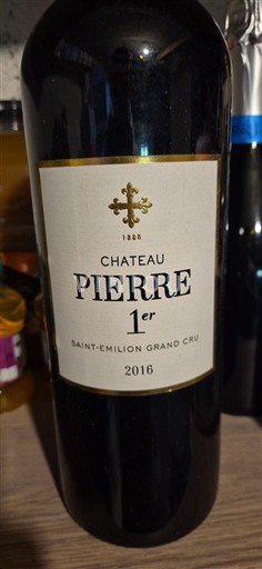 Bordeaux Saint-Émilion Grand Cru Château Pierre 1er 2016