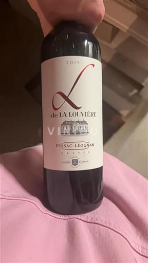 Bordeaux Pessac-Léognan Château La Louvière L de La Louvière 2019