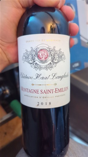 Bordeaux Montagne-saint-émilion Château Hautlanglade 2018