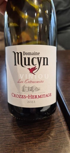 Údolí Rhôny Crozes-Hermitage Domaine Mucyn Les Entrecoeurs 2023