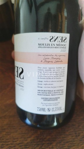 Bordeaux Moulis-en-Médoc Sens 2022