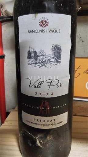 Catalonië Priorat Celler Sangenís I Vaqué Vall Por 2004