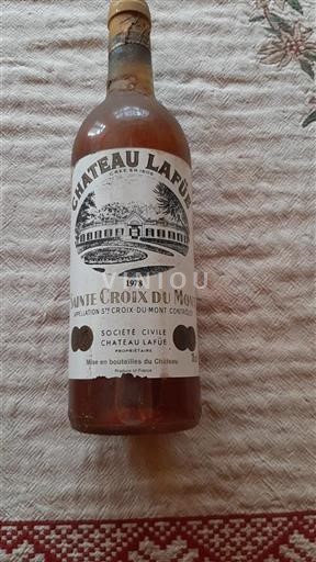 Bordeaux Sainte-Croix-Du-Mont Château Lafüé 1978