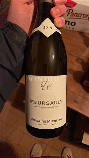 Bourgogne Meursault Domaine Michelot 2019