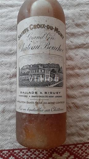 Bordeaux Sainte-Croix-Du-Mont Château Bouchoc 1964