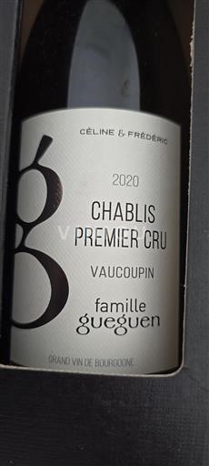 Burgundsko Chablis Premier Cru Premier Cru Famille Gueguen Vaucoupin 2020