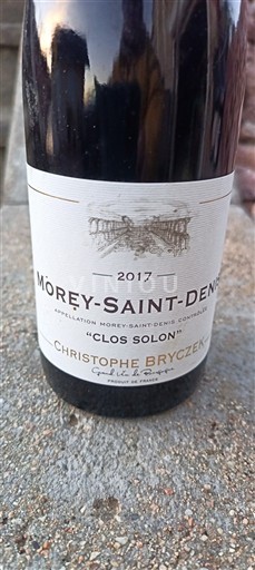 Burgundi Morey-Saint-Denis Christophe Bryczek Clos Solon 2017